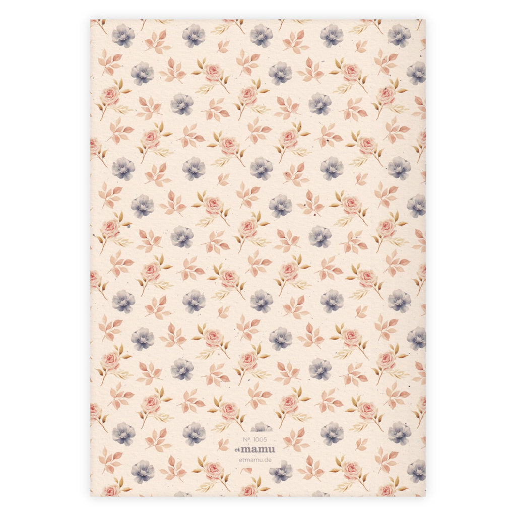 Carnet A4 Watercolor Garden Princesse Blanc - Etmamu