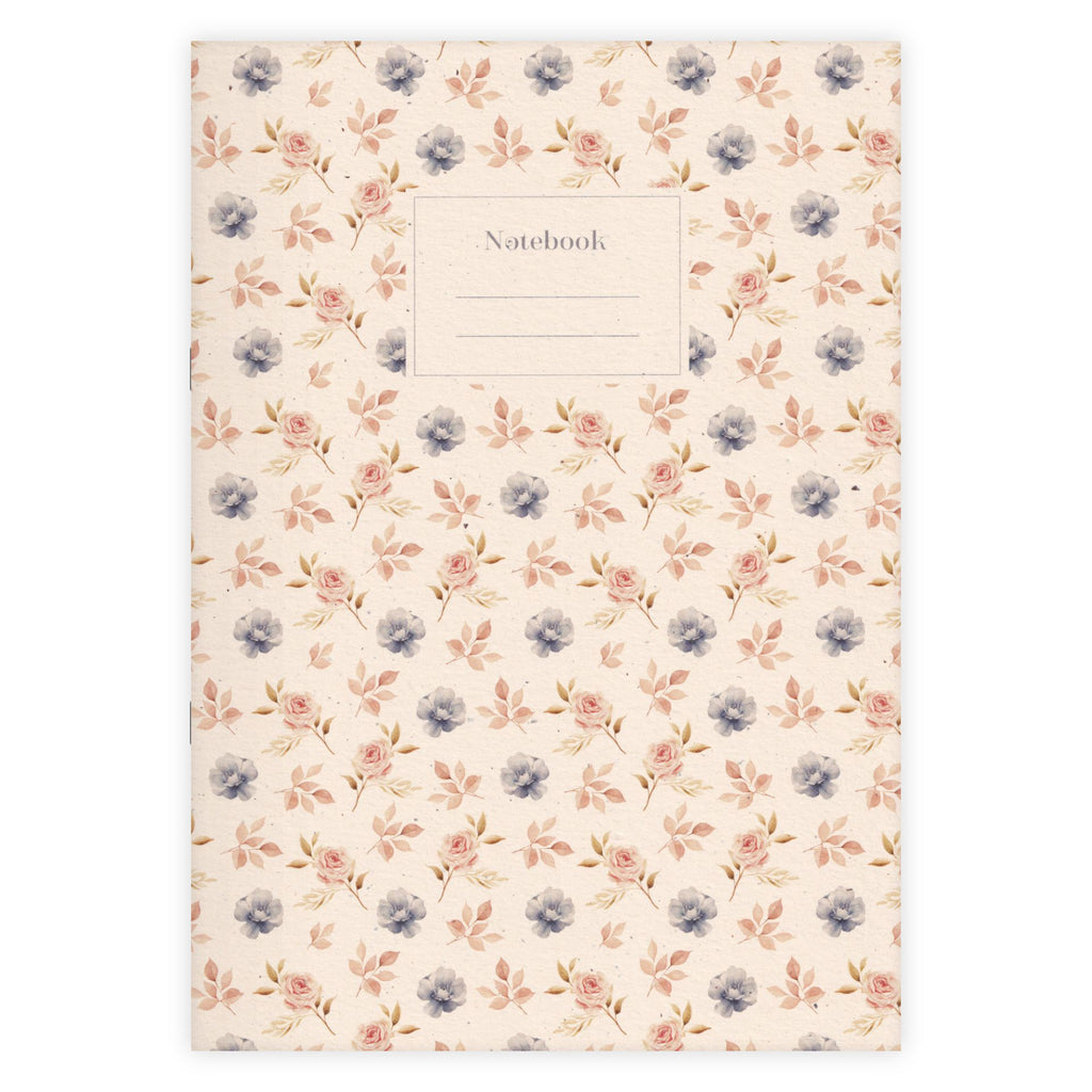 Carnet A4 Watercolor Garden Princesse Blanc - Etmamu