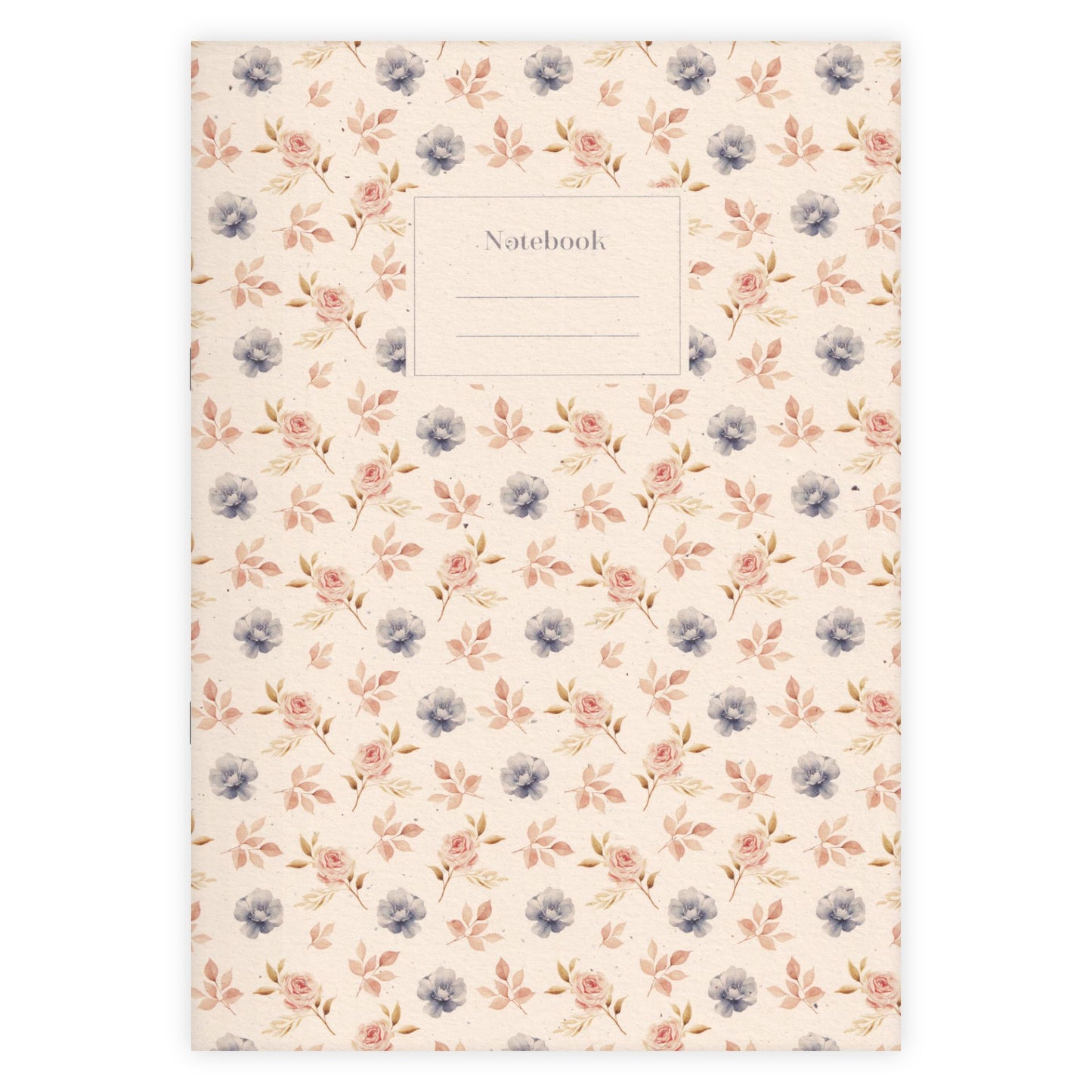 Carnet A4 Watercolor Garden Princesse Blanc - Etmamu