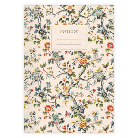 Carnet A5 Chinoiserie Rouge bullet - Etmamu
