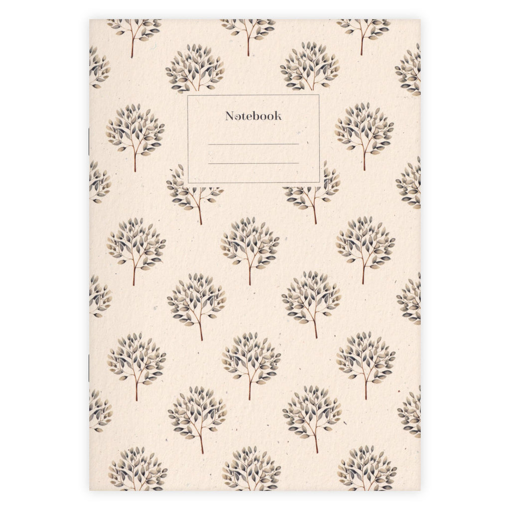 Carnet A5 Watercolor Garden Petit Arbre Blanc - Etmamu