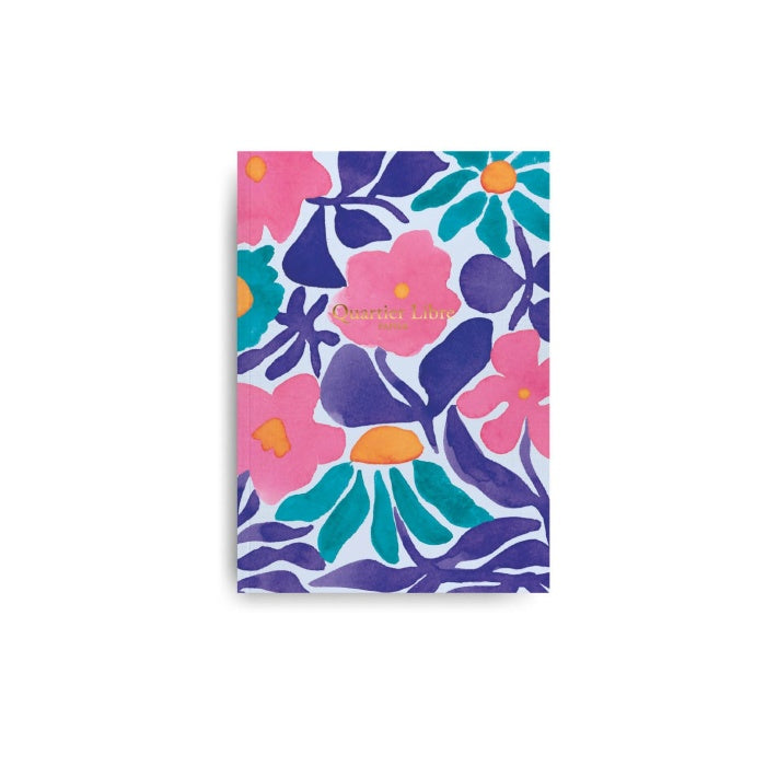 Carnet A6 - Flowers - Quartier Libre