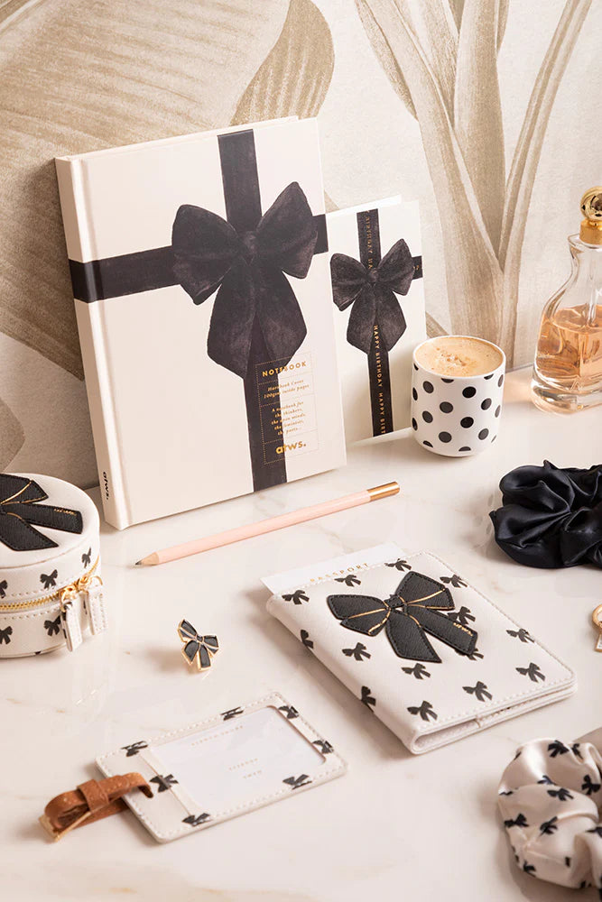 Carnet Black Bow - Hardcover notebook A5 - All the ways to say