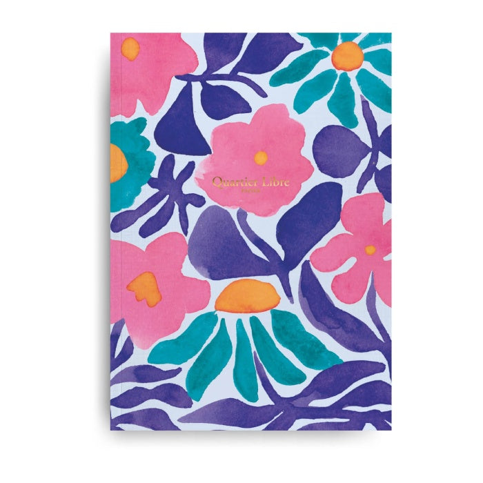Carnet - Flowers - Quartier Libre