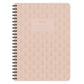 Carnet Spiral A5 Waves Rose Blanc - Etmamu
