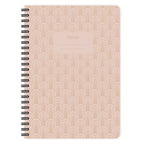 Carnet Spiral A5 Waves Rose Blanc - Etmamu