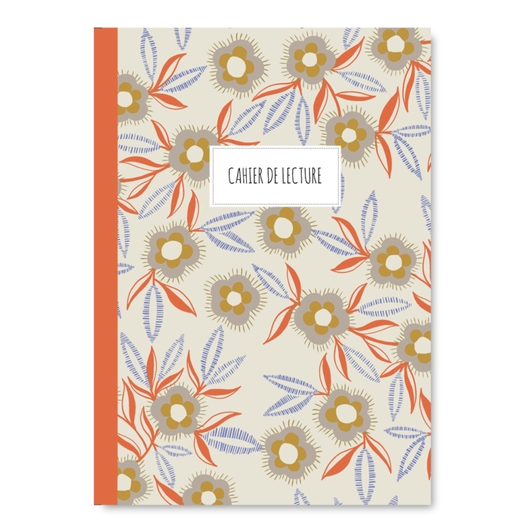 Carnet de Lectures - Fleurs grises - Pascale Editions