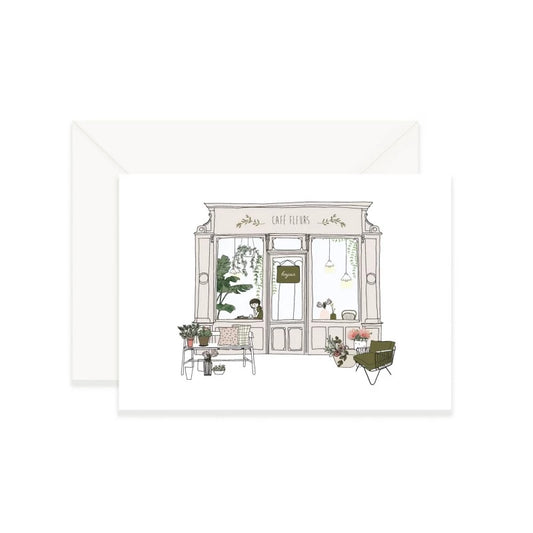 Carte Café Fleurs - My Lovely Thing