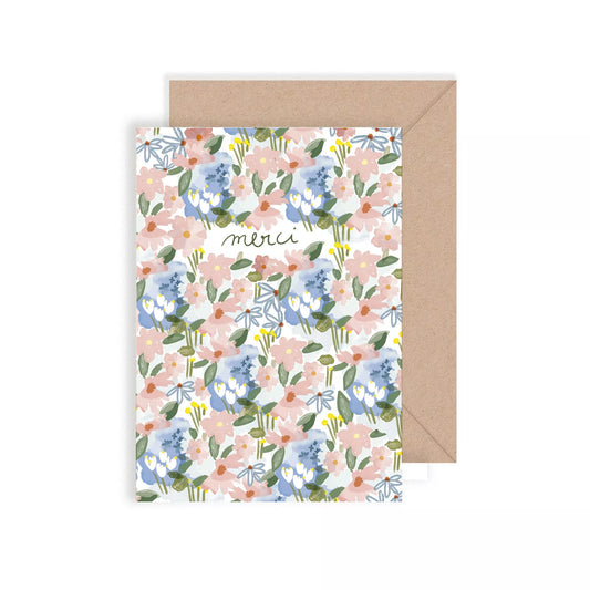 Carte Postale - Merci, Parenthèse Florale - My Lovely Thing