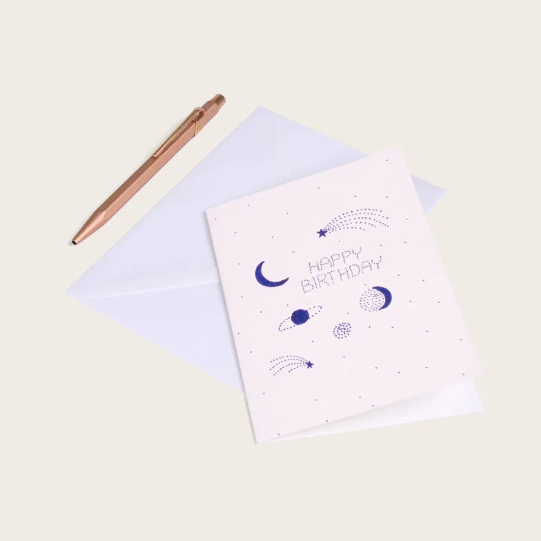 Carte Stellar Birthday - Season Paper