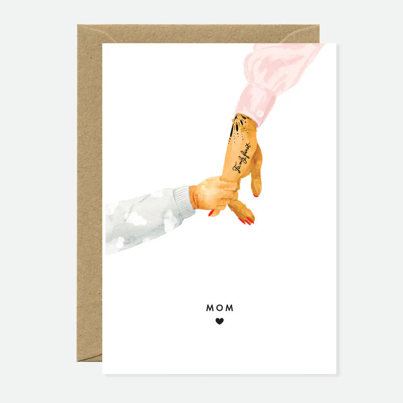 Carte postales Mom and Baby Hand - Greeting Card - All the ways to say