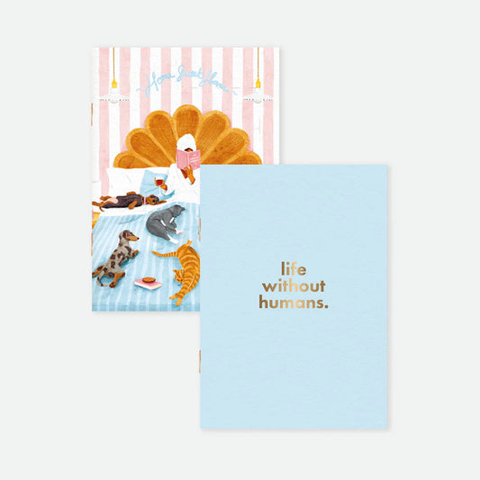 Carnets Duo Without Humans - Pocket Notebook A6 - All the ways to say