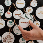 Médaillon céramique Flora Foliage - Poussière des Rues