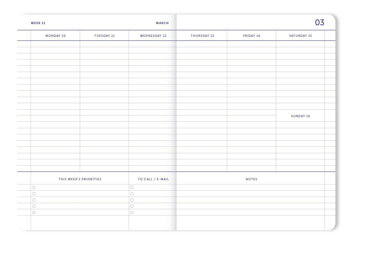 Mon Journal Agenda 2025 - Toile de Jouy - A-Journal