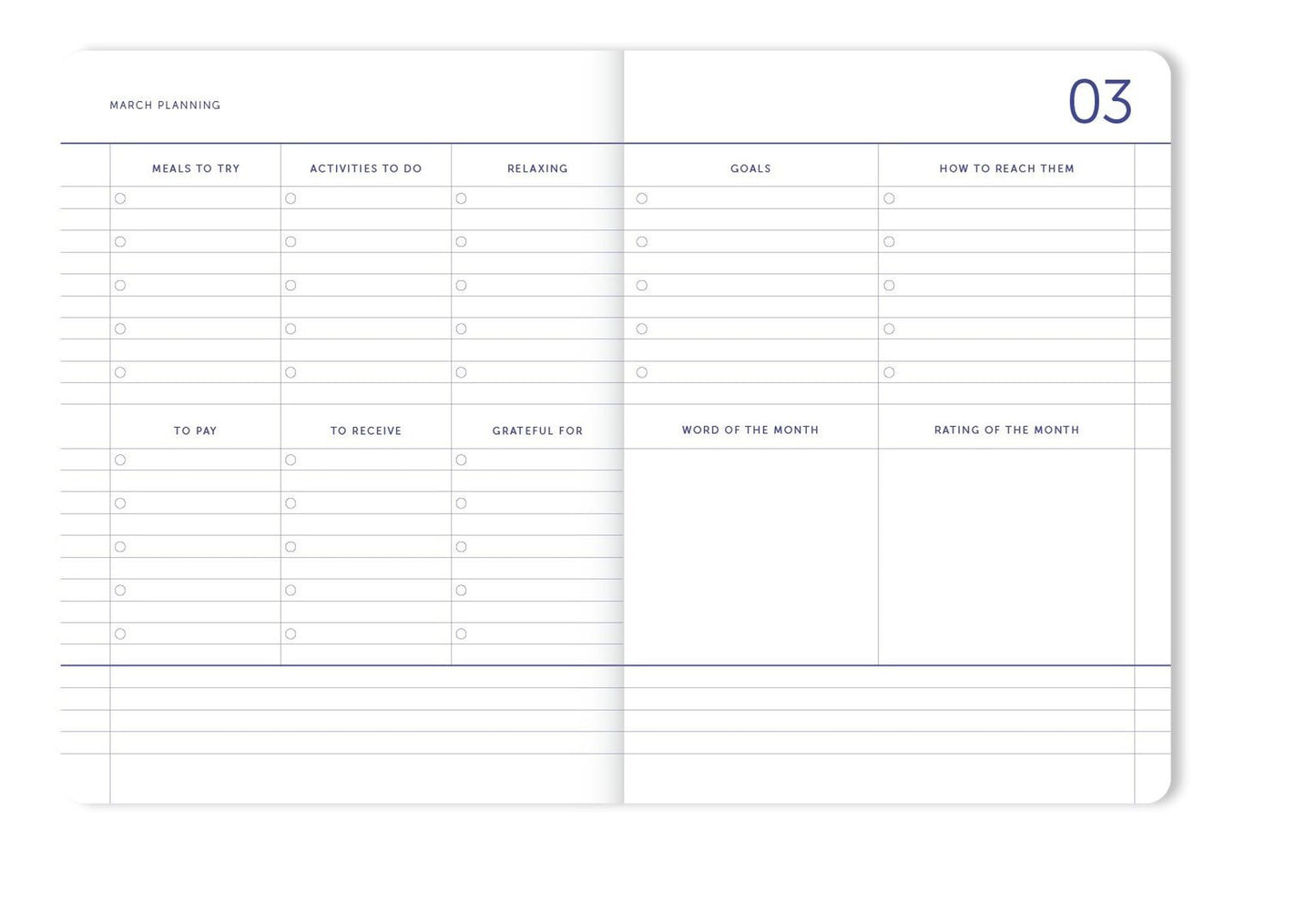 Mon Journal Agenda 2025 - Toile de Jouy - A-Journal