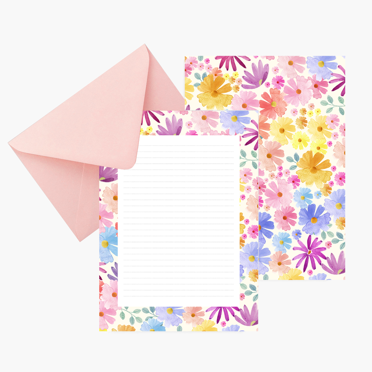 Papier à Lettres - Arc En Ciel - Sonia Cavallini