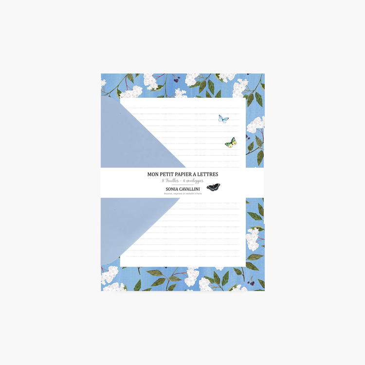 Papier à Lettres - Papillons Sauvages - Sonia Cavallini