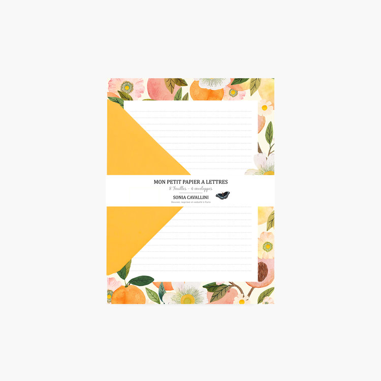 Papier à Lettres - Pêche - Sonia Cavallini