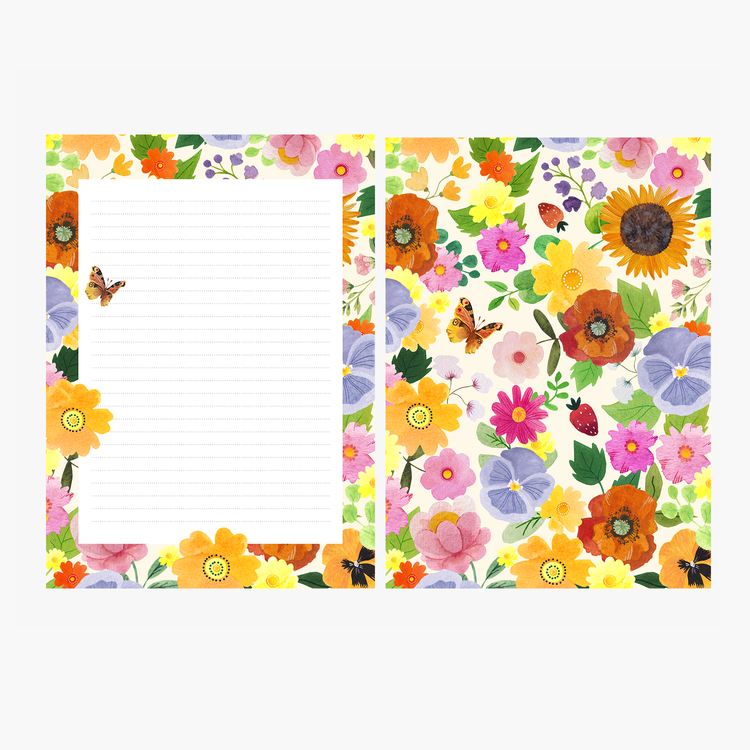 Papier à Lettres - Tournesol - Sonia Cavallini