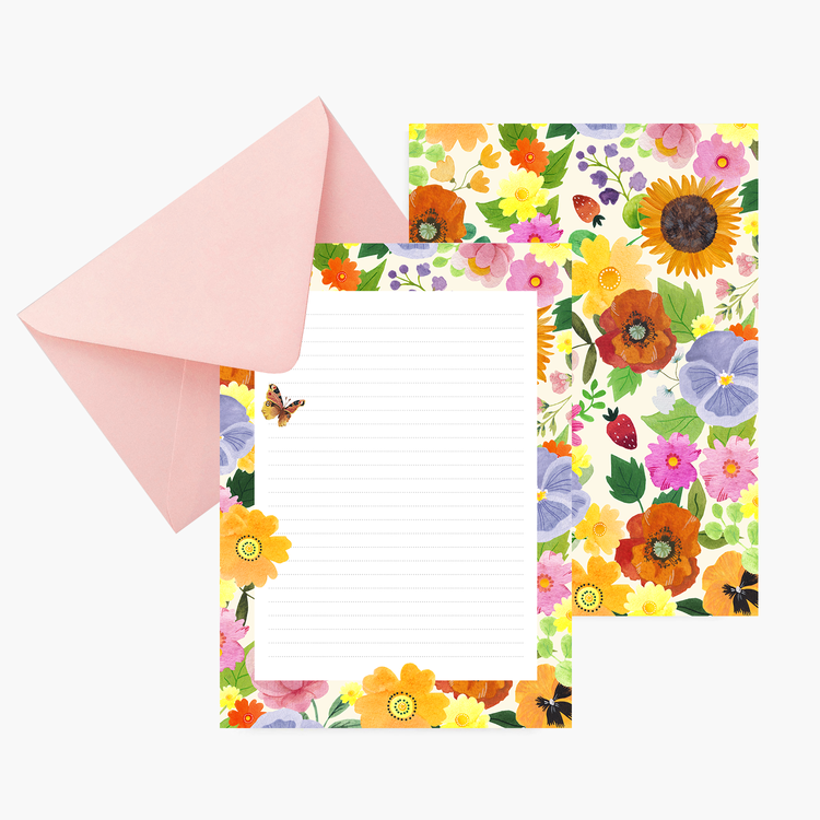 Papier à Lettres - Tournesol - Sonia Cavallini