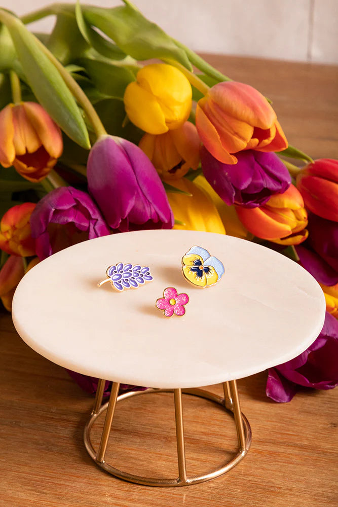 Pin's Flowers XL (Set of 3 pins) - All the ways to say