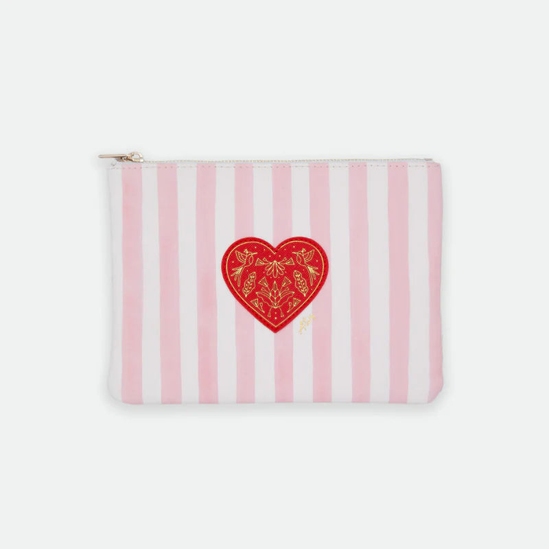 Pochette Pink Stripes - Pouch Bag - All the ways to say