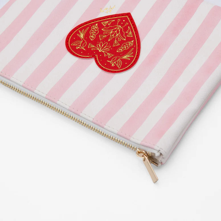 Pochette Pink Stripes - Pouch Bag - All the ways to say