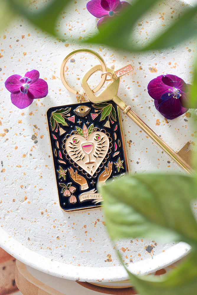 Porte clef Carte de Tarot Tipsy - All The Ways To Say