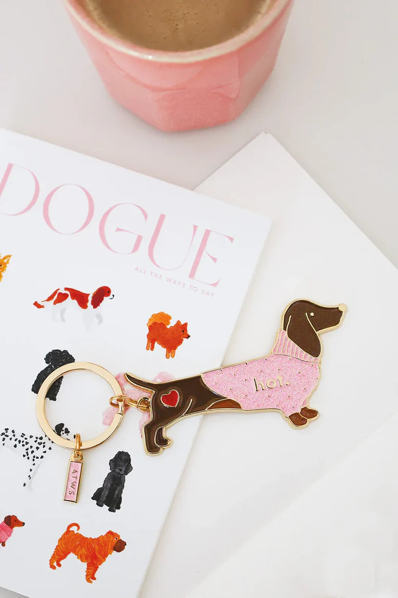 Porte clefs Hot Daschund - Keychain - All the ways to say