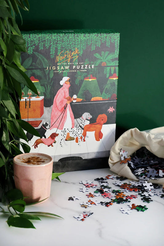 Puzzle Dog Sitter - Jigsaw Puzzle 1000 - All the ways to say