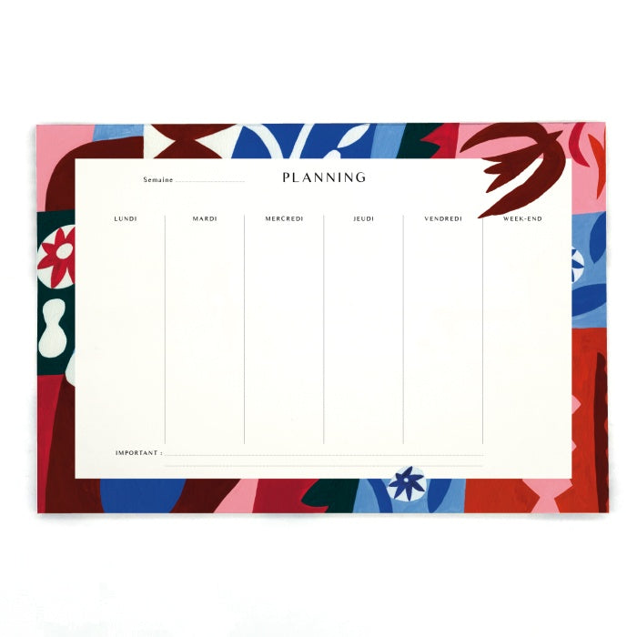 Semainier Alizée Cayla Tanneron - Quartier Libre