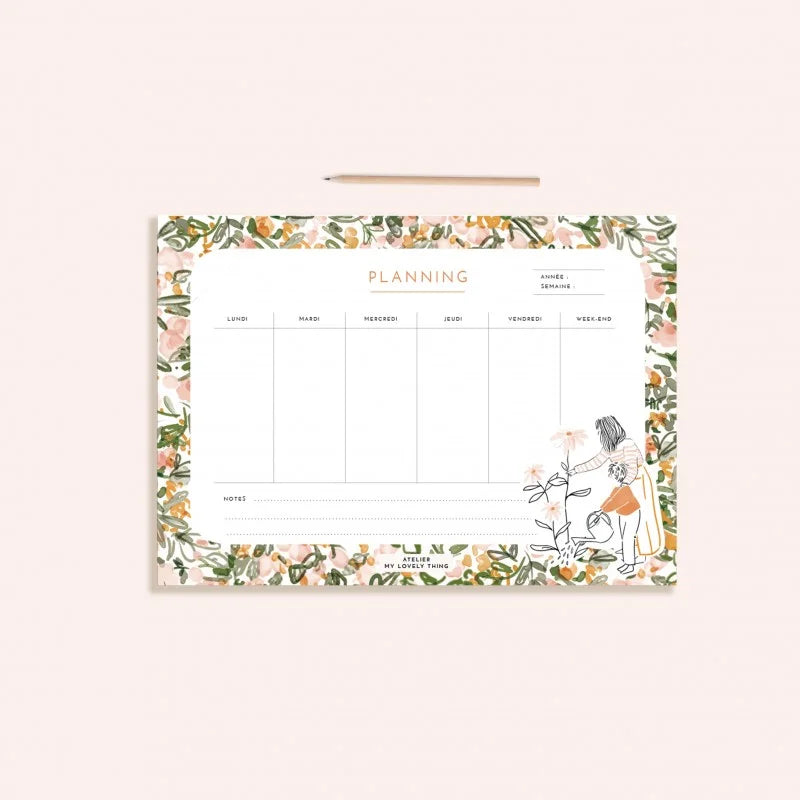 Semainier - Flowers - My Lovely Thing