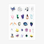 Set de 3 Planches de Stickers Spiritual Stuff  - All The Ways To Say