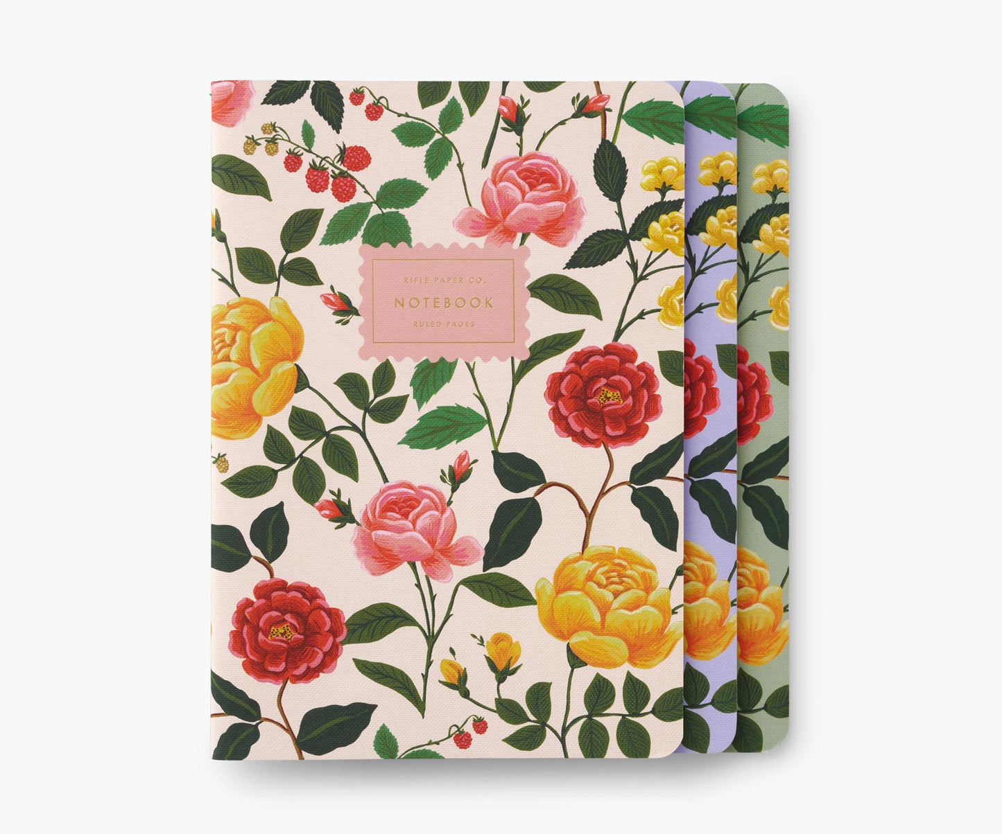 Set de 3 Notebooks Roses - Rifle Paper Co