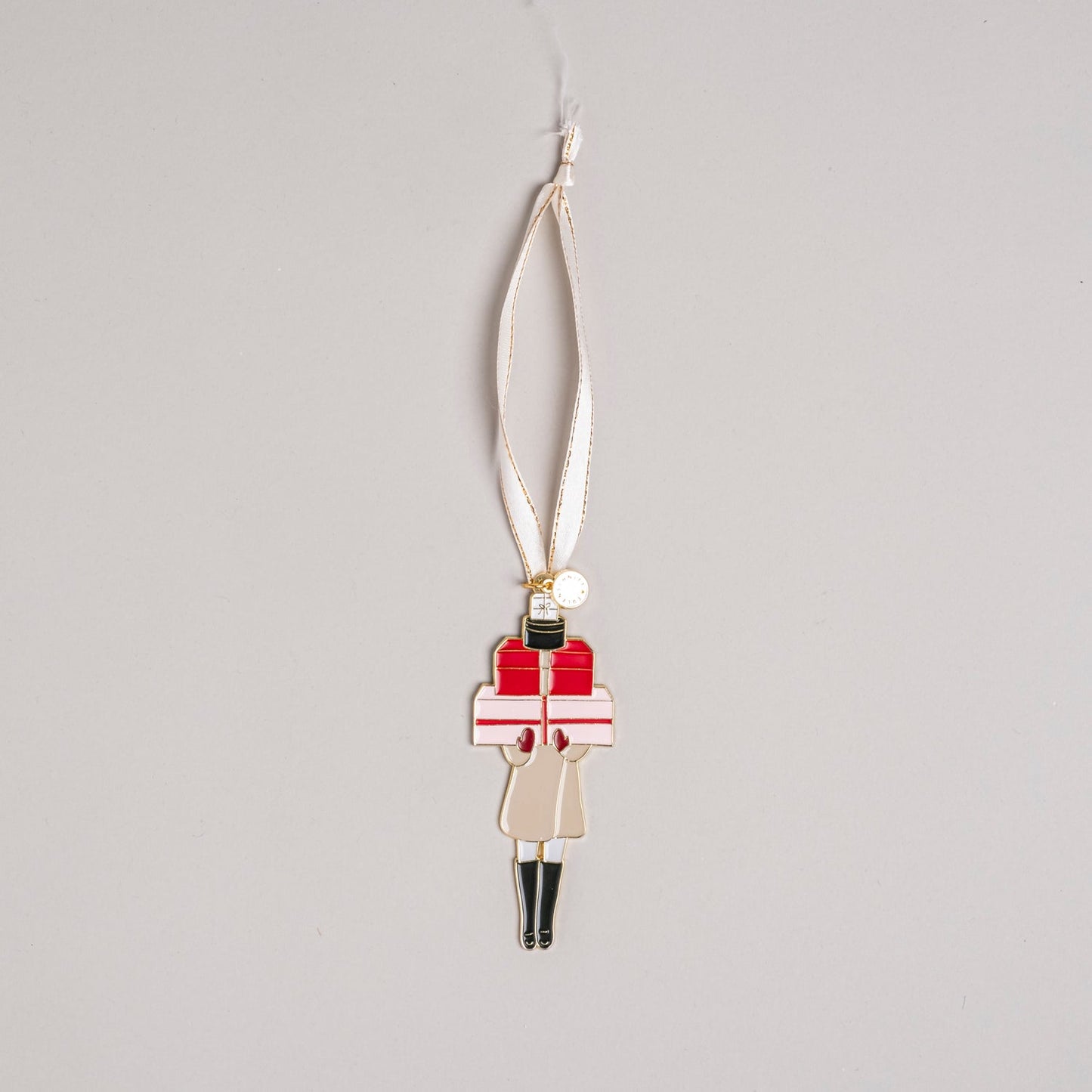 Suspension sapin de noël - Fille et cadeaux - Euleunbschnnit