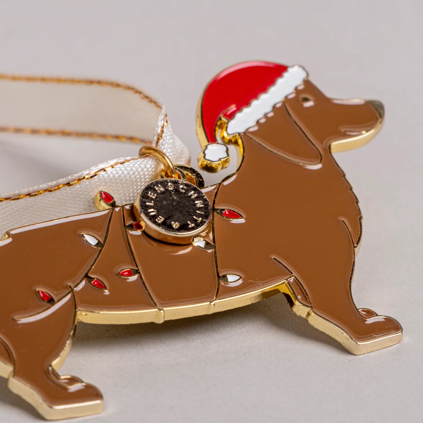 Suspension sapin de noël - chien de noël - Euleunbschnnit