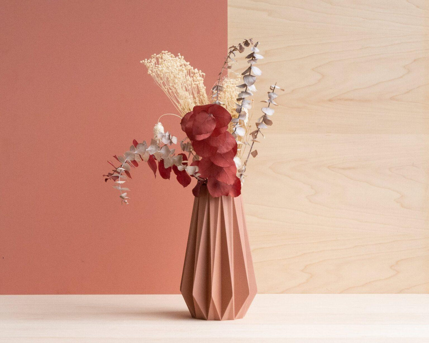 Vase Origami Terre Cuite - Minimun Design