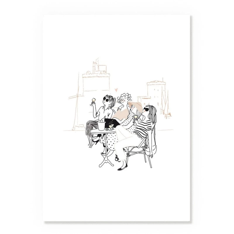 Affiche A4 - Les filles de La Rochelle - My Lovely Thing