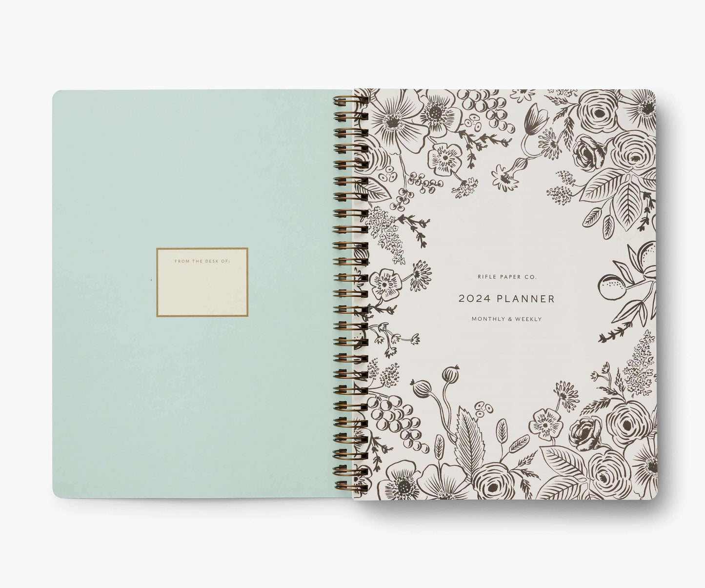 Agenda Flore 2024 12 mois à spirales - Rifle Paper Co
