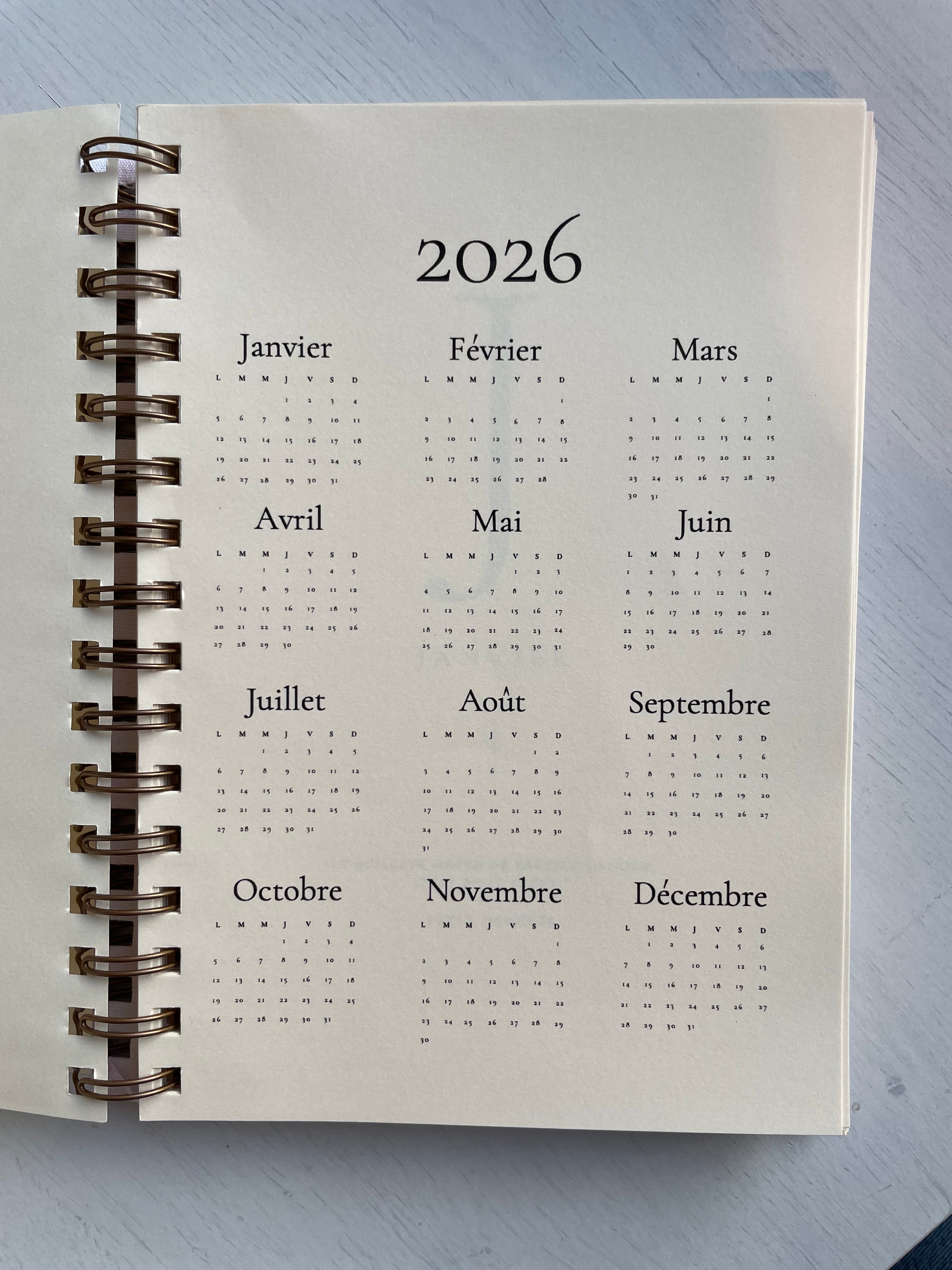Agenda Maison Paon -  à personnaliser