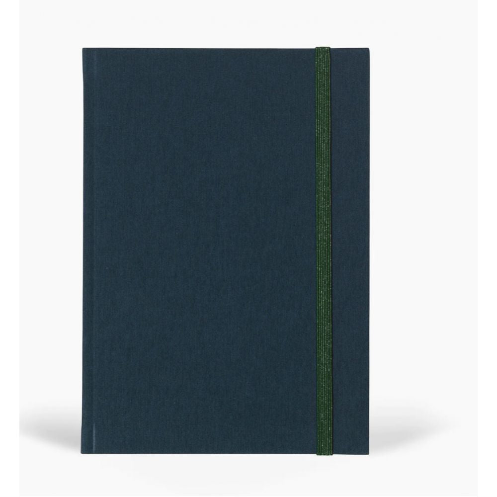Journal à Elastique Bleu Foncé - Notem
