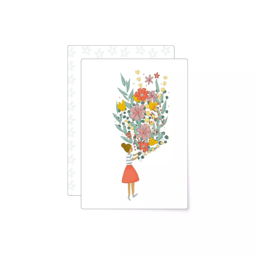 Carte Bouquet De Fleurs - Miao Papeterie