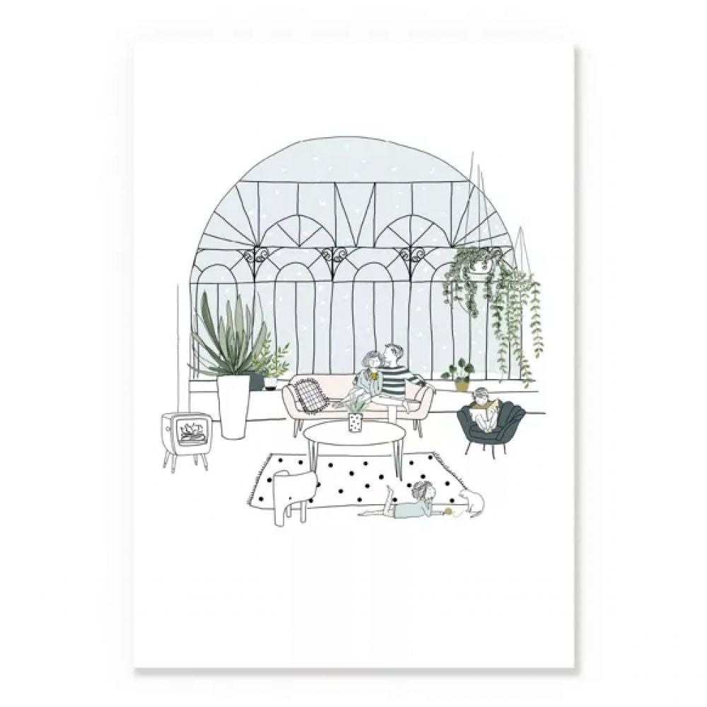 Affiche A4 - Jardin d'Hiver - My Lovely Thing