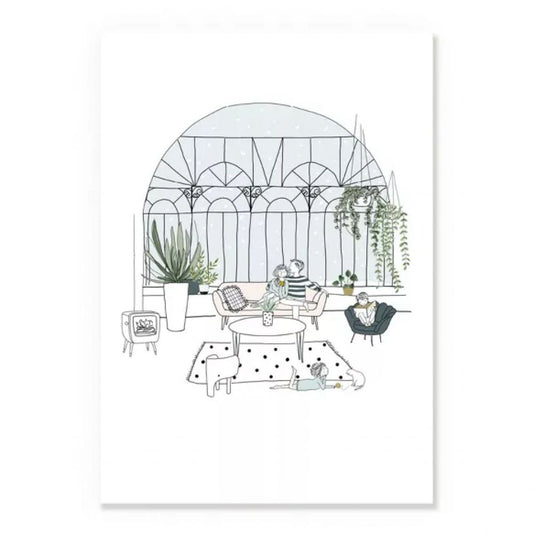 Affiche A4 - Jardin d'Hiver - My Lovely Thing