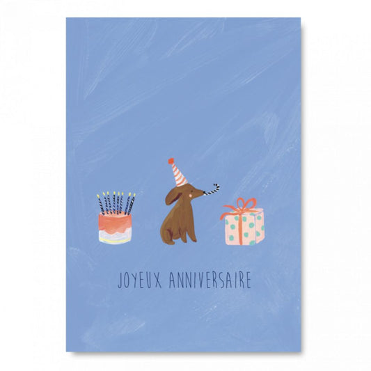 Carte Anniversaire - Chien - Pascale Editions