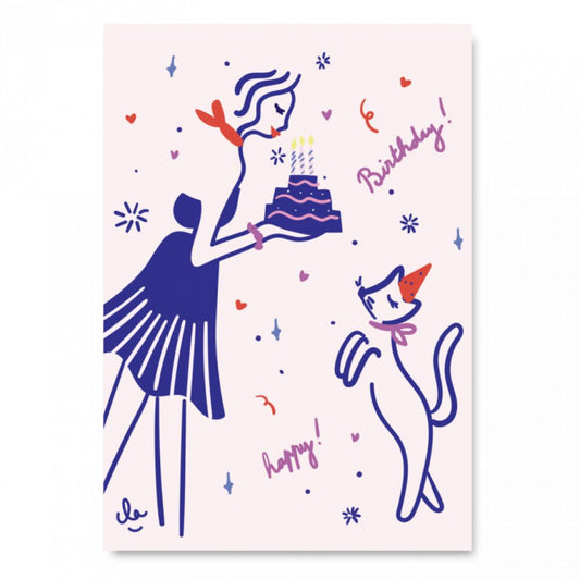 Carte Anniversaire - Dessin - Pascale Editions