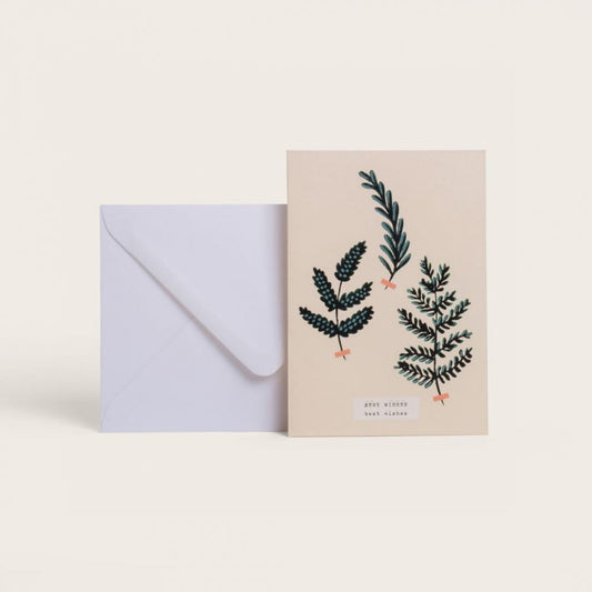 Carte Herbier D’hiver - Season Paper