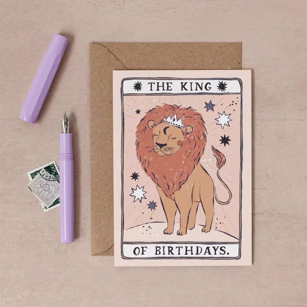 Carte Anniversaire Roi Lion - Sister Paper Co