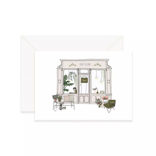 Carte Café Fleurs - My Lovely Thing