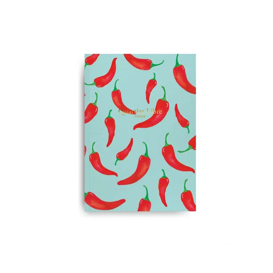 Carnet A6 - Piments - Quartier Libre